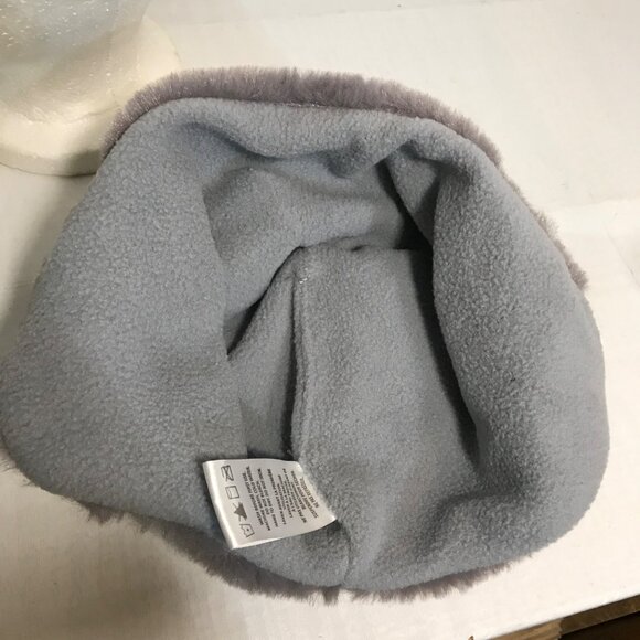 Monkey Bars Plush Bear Hat 100% Polyester One Size Grey - Picture 4 of 7